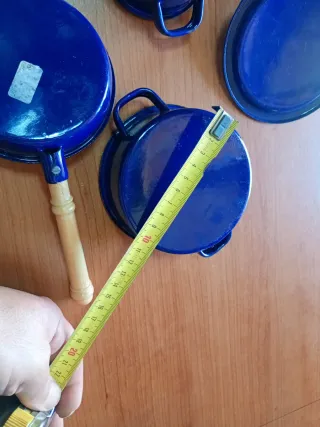 Set Tegami Smaltati Blu e Bianchi