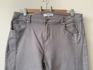Pantalón pitillo Morgan gris talla 44