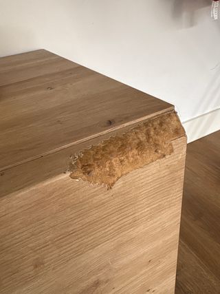 Mueble de salón modular madera y negro