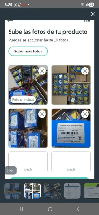 Pack 4 Baterías LiFePO4 24V 3.3Ah