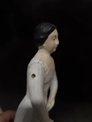 Talla Virgen capipota madera