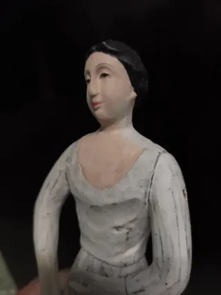 Talla Virgen capipota madera