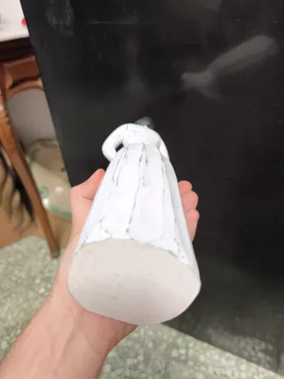 Talla Virgen capipota madera