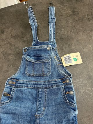 Salopette in denim per bambino NUOVA 104cm