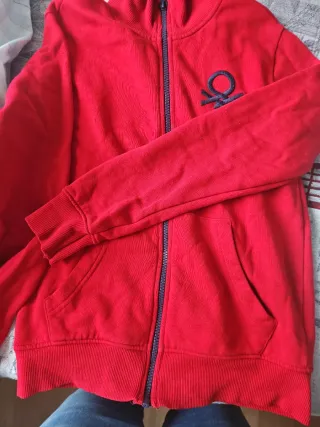 Chaqueta niño United Colors of Benetton roja