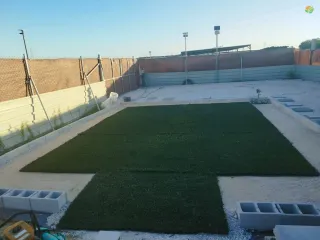 Césped artificial reciclado