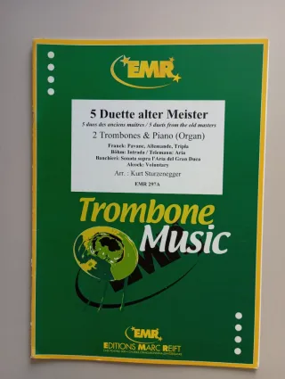 Partitura 2 Trombones 5 Duette álter Meister