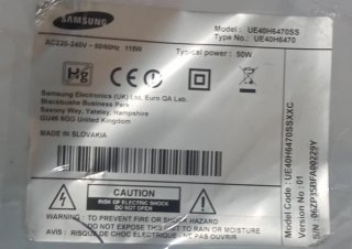 Placa Samsung UE40H6470SS BN41-02110A