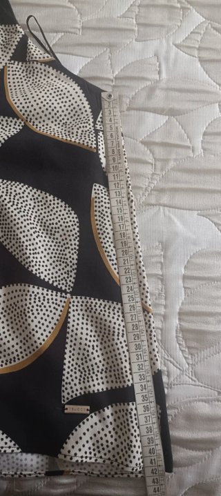 Top Trucco Negro y Blanco Estampado