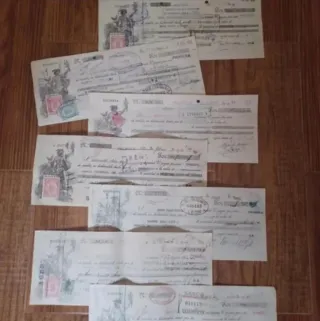 Letras de pago antiguas