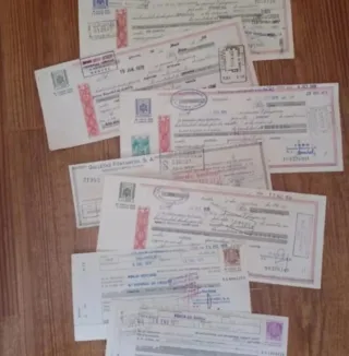 Letras de pago antiguas