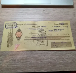 Letras de pago antiguas