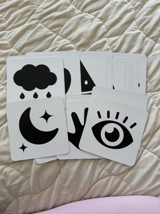 Tarjetas Estimulación Visual Bebé