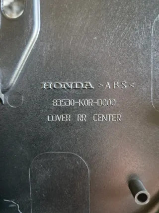 Tapa Trasera HONDA SH 125 2024 Negra