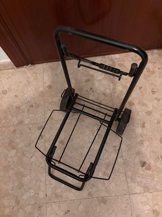 Carrito multiusos negro de hierro