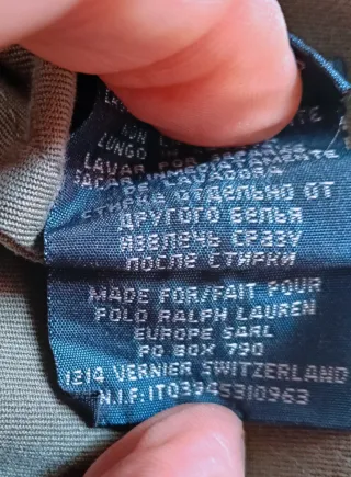 Cazadora Polo Ralph Lauren Kaki Talla M