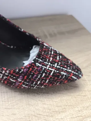 Zapatos tacón tweed MARYPAZ talla 39