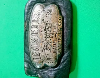 Portachiavi Levis Strauss Pelle vintage