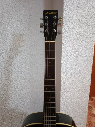 Guitarra Acústica Academy Negra