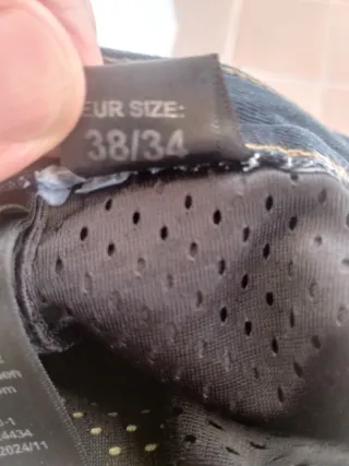 Pantalón de moto tejano