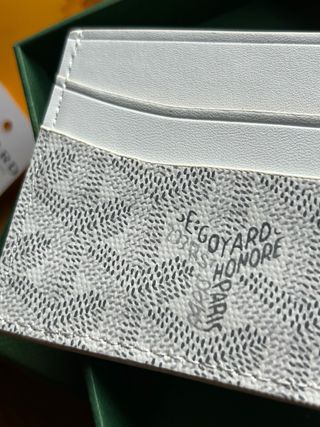 Tarjetero Goyard Blanco