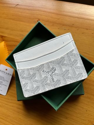 Tarjetero Goyard Blanco