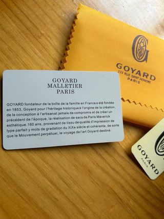 Tarjetero Goyard Blanco