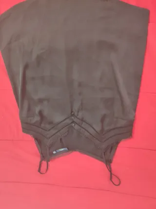 Camiseta tiras mujer negra