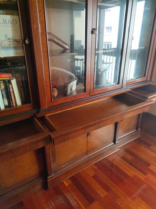 Mueble Librería Salón Madera