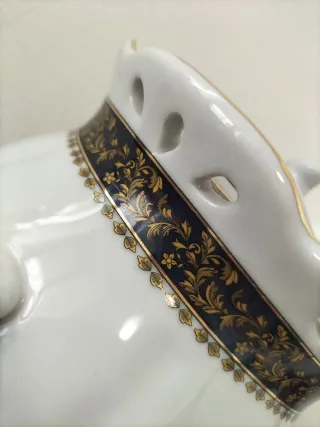 Biscottiera Porcellana Vintage Veneziana