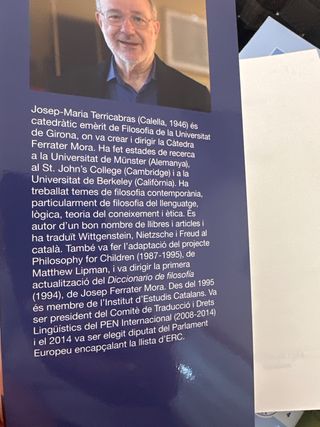 Libro Allò que som de Josep-Maria Terricabras