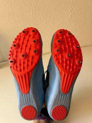 Zapatillas Nike Clavos Atletismo Azul