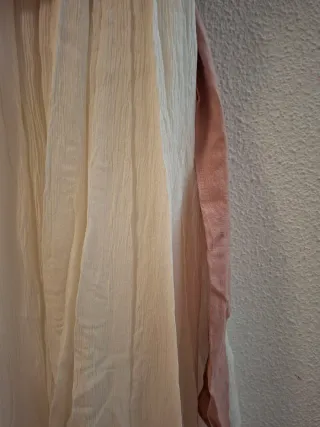 Vestido Comunión Blanco con Zapatos Rosas 35