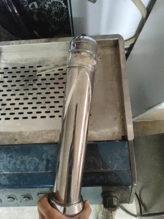 Grifo Cerveza Doble Acero Inoxidable