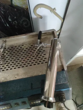 Grifo Cerveza Doble Acero Inoxidable