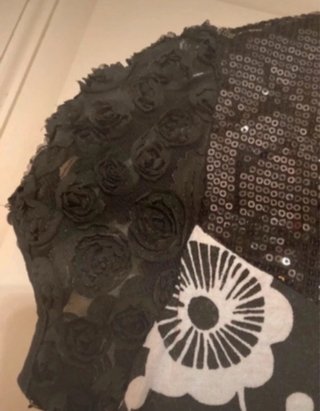 Abito Betty Fly con paillettes e stampe DATCH