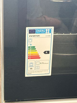 Vitrocerámica con horno INFINITON