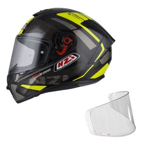 Casco NZI Trendy Canadian Negro Gris + Pinlock