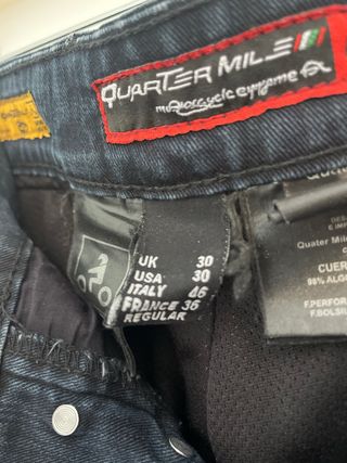 Pantalón moto Quartermile negro