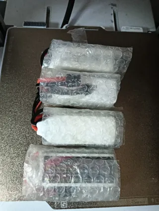4 Baterías Lipo 4S 1500mAh 100C CNHL SIN USAR