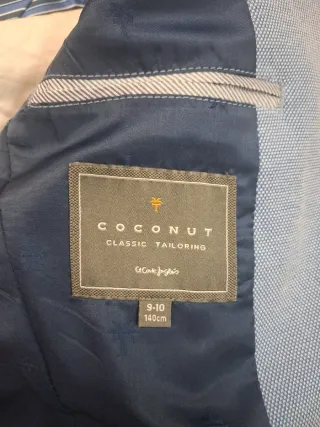 Traje comunión azul claro