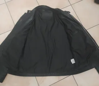 Giubbotto stile motociclista nero