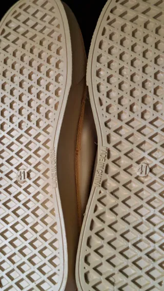 Zapatillas doradas elegantes mujer Talla 41