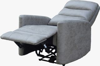 Sillón relax butaca tela y polipiel