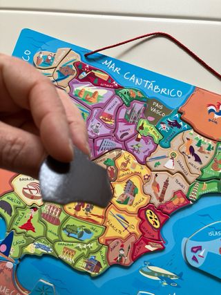 Puzzle Janod Mapa España Magnético