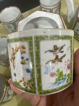Juego de té porcelana años 70