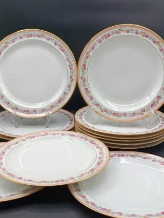Set 6 servicios porcelana Limoges