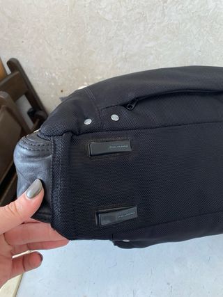 Borsa Piquadro lavoro pelle e tessuto