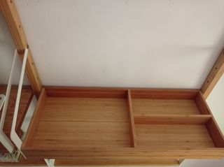 Estantería modular Ikea SVALNÄS bambú