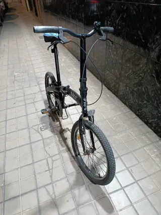 Bicicleta Plegable Negra